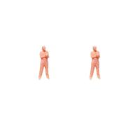 OJREEUB 2 set of 1:64 Model Figures Layout Miniature Model Trains Architectural Figures Model A, Style A