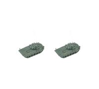 OJREEUB 2 set of 1/72 4D Tank Model Chariot Model for Tabletop Decor 04A Chariot green