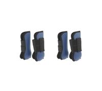 OJREEUB 2 set of 1 Pair Horse Leg Boots Hind or Front Leg Protect Wraps Dark Blue Fore Foot