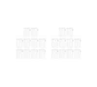 OJREEUB 2 set of 10 Pcs Zipped Fish Tank Filter Material Mesh Bag Isolation Bag 15x20cm White