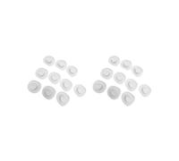 OJREEUB 2 set of 10 Pieces Doll House Mini Cowgirl Hat Cake Topper Doll Hat for Dress up White, 5.5x4.4cm