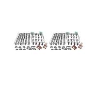 OJREEUB 2 set of 122Pcs Medieval Soldiers Model Swordman Warriors Sword and Shield Gift