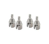OJREEUB 2 set of 2Pcs Metal Differential Cup Front Rear Dog Bones Part for 1/14 16208 14301, Silver, 12x23mm