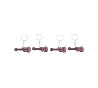 OJREEUB 2 set of 2x Keychains Keyring Pendant Key Holder for Musical Instrument Ukulele