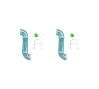OJREEUB 2 set of Busy Board DIY Part Tube DIY Material for Children Boys Girls Birthday Gifts Blue, 30cm