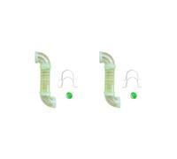 OJREEUB 2 set of Busy Board DIY Part Tube DIY Material for Children Boys Girls Birthday Gifts Green, 30cm