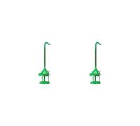 OJREEUB 2 set of Electronic Musical Instrument Portable Music Synthesizer for Beginner Adults green, 14x15x48cm