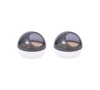 OJREEUB 2 set of Hamster Sand Bath Toilet Clear Sand Bath Container for Mice Squirrels Ferret gray, 15.5x12cm