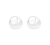 OJREEUB 2 set of Hamster Sand Bath Toilet Clear Sand Bath Container for Mice Squirrels Ferret transparent, 15.5x12cm