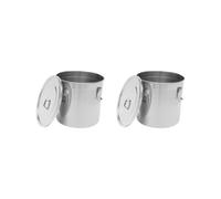 OJREEUB 2 set of Stainless Steel Airtight Canister for Kitchen Kitchen Bucket for Storage Oil 6L