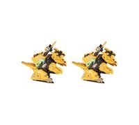 OJREEUB 2 set of Transforming Dinosaur Toy Educational Boys Toy for Kids Age 3 4 5 6 Activity Tyrannosaurus Yellow