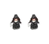 OJREEUB 2 set of Vintage Elegant Porcelain Doll Splicing Doll 40cm Style2