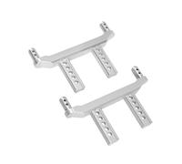 OJREEUB 2Pcs 1:16 RC Body Post Mounts Spare Parts for 16103Pro 16101Pro DIY Modified Silver, 48.2x32mm