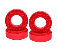 OJREEUB 4 Pieces Silicone Tire Inserts Upgrade for 1/10 Scale RC Car Hobby Car Model Red, 106x42mm