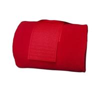 OJREEUB 4x Horse Leg Wraps Fleece Thick for Race Equestrian Accessories Exercising Red, 250x12cm