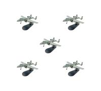 OJREEUB 5 set of 1/100 Scale Fighter Aircraft Model Toy Alloy Fighter for Desktop Living Room