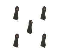 OJREEUB 5 set of 1/6 Scale Woman Doll Hair Hair Wig for 12 inch Female Figures Accessories, Black Long Hair