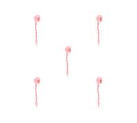 OJREEUB 5 set of 1/6 Scale Woman Doll Hair Hair Wig for 12 inch Female Figures Accessories, Pink Braid