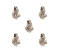 OJREEUB 5 set of 1/6 Scale Woman Doll Hair Hair Wig for 12 inch Female Figures Accessories, Silver