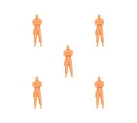 OJREEUB 5 set of 1/64 Scale People Figure Character Doll for Micro Landscape Miniature Scene, Johnson, 2.8-3.0cm
