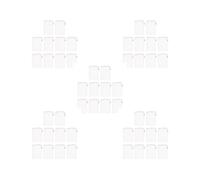 OJREEUB 5 set of 10 Pcs Zipped Fish Tank Filter Material Mesh Bag Isolation Bag 15x20cm White