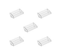 OJREEUB 5 set of Acrylic Display Riser Display Rack Clear Holder for Badges Mini Dolls Medals 3 Tier