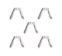 OJREEUB 5 set of Eyeglass Saddle Bridge Silicone Nose Pads Metal Saddle for Loupes Eyeglasses