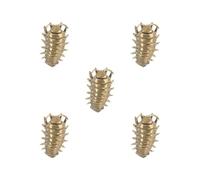 OJREEUB 5 Set of Giant Isopod Design Door Pull Closet Easy to Install Hotel Brass Door Handle Dark Gold