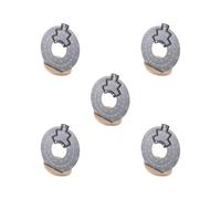 OJREEUB 5 set of Melody Chords Tool Metal Circle of Fifths Wheel for Beginner Violin Musicians grey with base, Diameter 12cm