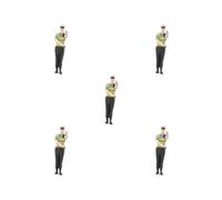 OJREEUB 5 set of Miniature Traffic Police Figure Scenery Landscape Diorama Scenery 1:64 Scale Right to the gesture
