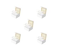 OJREEUB 5 set of Permanent Bracelet Kit Portable for Anniversary Date Activity Valentines Day 1 Silver 1 Gold, 12x12x5cm