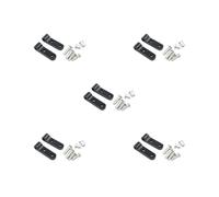 OJREEUB 5 set of Rear Shock Absorbers Mounts fit for WPL D12 D42 1/10 Truck Car DIY Parts black, 20.5x6mm