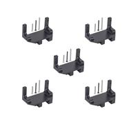 OJREEUB 5 set of SCX10 III Servo on Axle Mount Crawler Car Upgrades Parts 1:10 RC Servo Mount Black