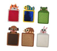OJREEUB 6x Sensory Mats Sensory Tiles Cute Tactile Sensory Toys Educational for Kids Style A