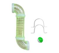 OJREEUB Busy Board DIY Part Tube DIY Material for Children Boys Girls Birthday Gifts Green, 30cm