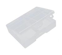 OJREEUB Clear AAA Plastic Battery Storage Case/Organizer/Holder Holds 24x AAA