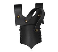 OJREEUB Medieval Leather Strap Sword Holder Vintage Style Knight Costume Accessories Black
