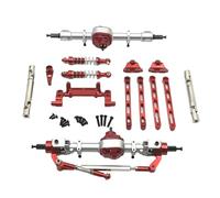 OJREEUB RC Car Accessory Front and Rear Assembly Kits for MN82 LC79 MN78 1/12 RC Car Red, 15x20x5cm