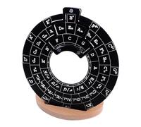 OJREEUB Round Music Melody Tool Music Chords Wheel for Guitar Musician Professionals