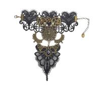 OJREEUB Steampunk Bracelet Women Lace Bracelet for Steampunk Party Holiday Halloween