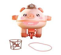 OJREEUB Tightrope Walking Tumbler Pig Walking Tightrope for Children Party Favors, Pink
