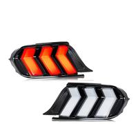 OJTEMHBH Car Rear Light For Mustang 2015-2023 LED Tail Lights Facelift Sequential Rear Lamps 6 Modes Red Amber Signal Start-up Animation Kit Assemb