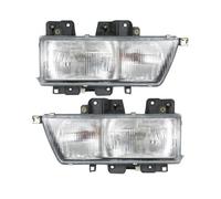 OJTEMHBH Headlights For ISUZU For ELF Truck NPR NKR NQR NHR 1995 1996 1997 1998 1999 2000 2001 2002 2003 Pair Left&Right Headlight Assembly Without Bulb Headlamp(Pair Figure)