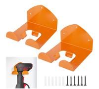 OJTOJT Brush Cutter Holder, Pack of 2 Wall Holders for Brush Cutter, Grass Trimmer Hanger, Garage Organiser, Wall Mount for Trimmers for Brush Cutters, Garden Tools, Garage Trimmers