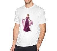 OJWKSXLL Anya Taylor-Joy Men's Short-Sleeve Cool Novelty Design Graphic T-Shirts(Large)