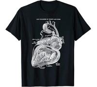 OJWKSXLL Left Chamber of The Human Heart Anatomy Tee T-Shirt(Medium)
