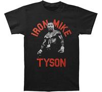OJWKSXLL NID HSJW Mike Tyson Men's Iron Tyson T-Shirt Black(Medium)