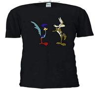 OJWKSXLL Wile E. Coyote and The Road Runner Cartoon Movie Men Women Unisex T-Shirt 647(XX-Large)