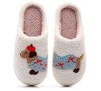OJXTRDE Cute Novelty Animal Dachshund Slippers Funny Pet Dog Slippers Sausage Dog Corgi German Shepherd Slipper Indoor Cotton Warm House Shose