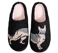OJXTRDE Cute Novelty Animal Dachshund Slippers Funny Pet Dog Slippers Sausage Dog Corgi German Shepherd Slipper Indoor Cotton Warm House Shose